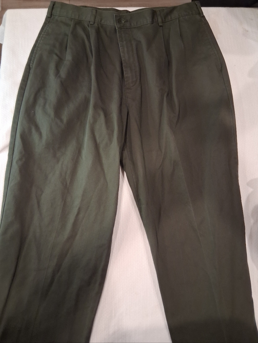 Lands' End Olive Green Chino Pants